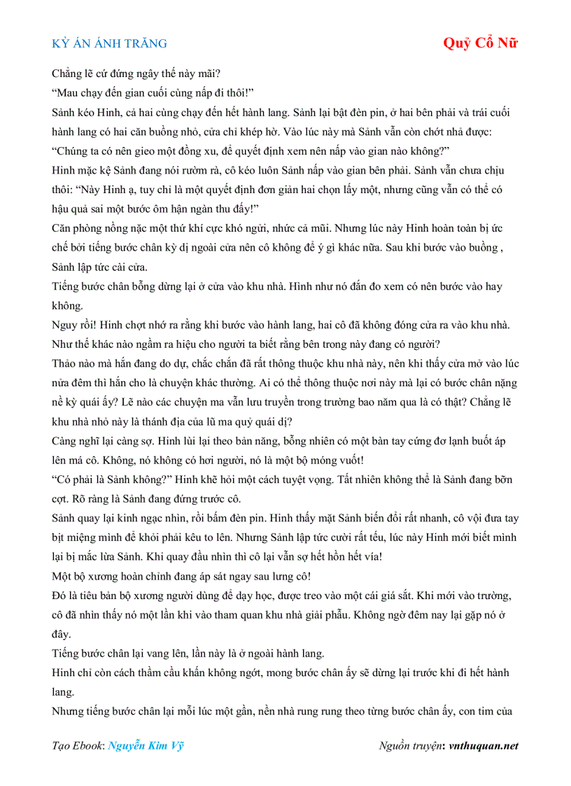 image for page Ebook KỲ ÁN ÁNH TRĂNG Quỷ Cổ Nữ