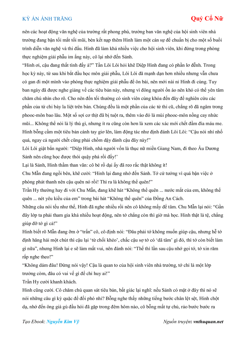 image for page Ebook KỲ ÁN ÁNH TRĂNG Quỷ Cổ Nữ