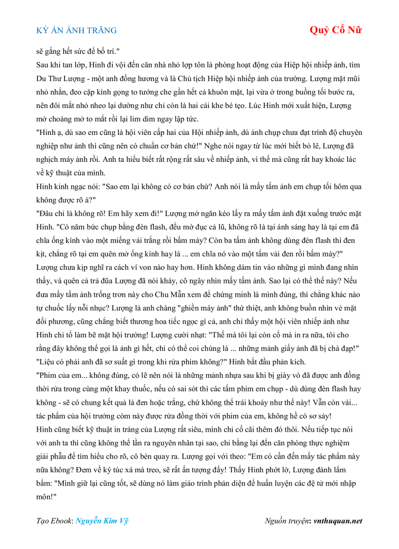 image for page Ebook KỲ ÁN ÁNH TRĂNG Quỷ Cổ Nữ