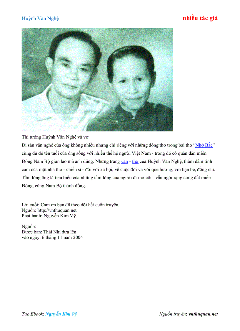 image for page Ebook Huỳnh Văn Nghệ nhiều tác giả