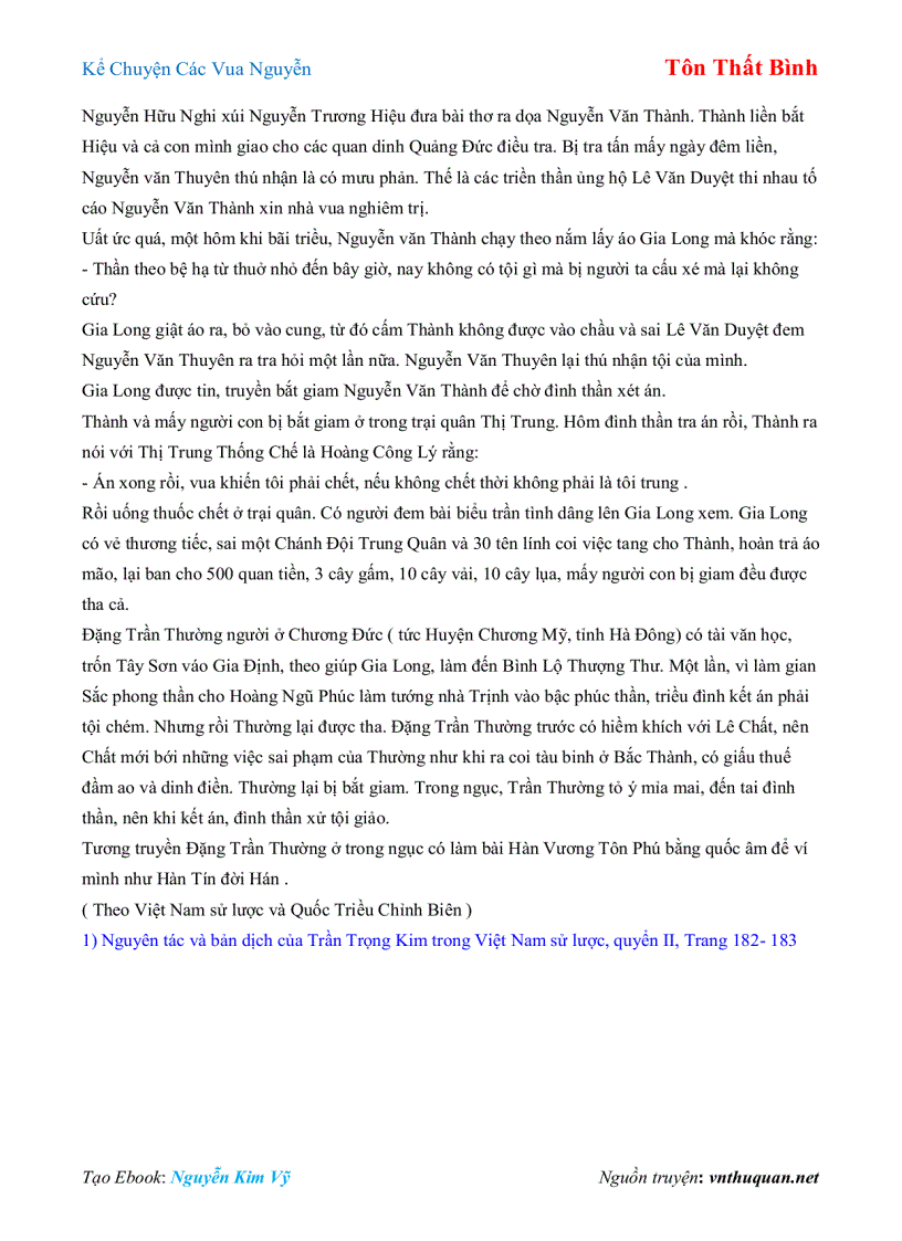 image for page Ebook Kể Chuyện Các Vua Nguyễn Tôn Thất Bình