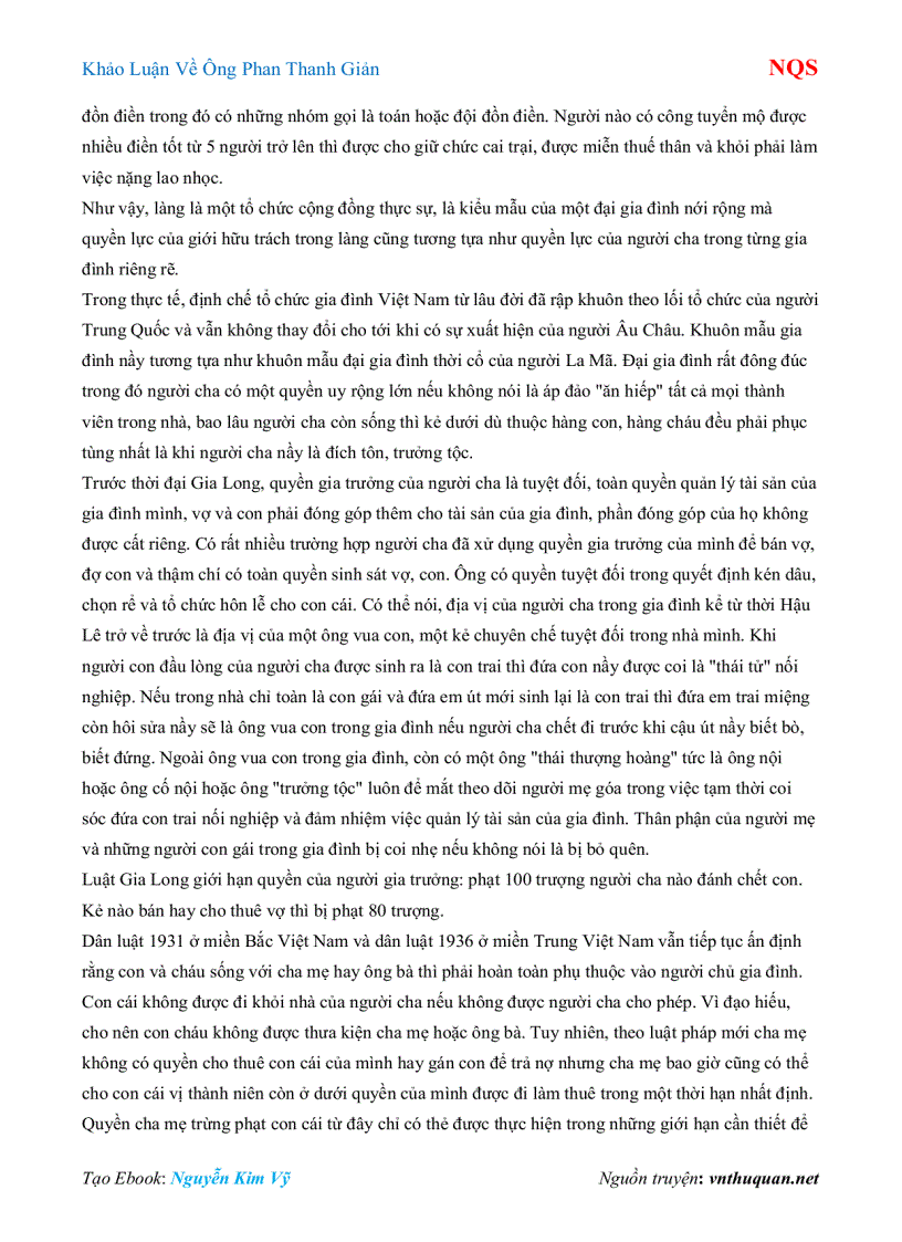 image for page Ebook Khảo Luận Về Ông Phan Thanh Giản NQS