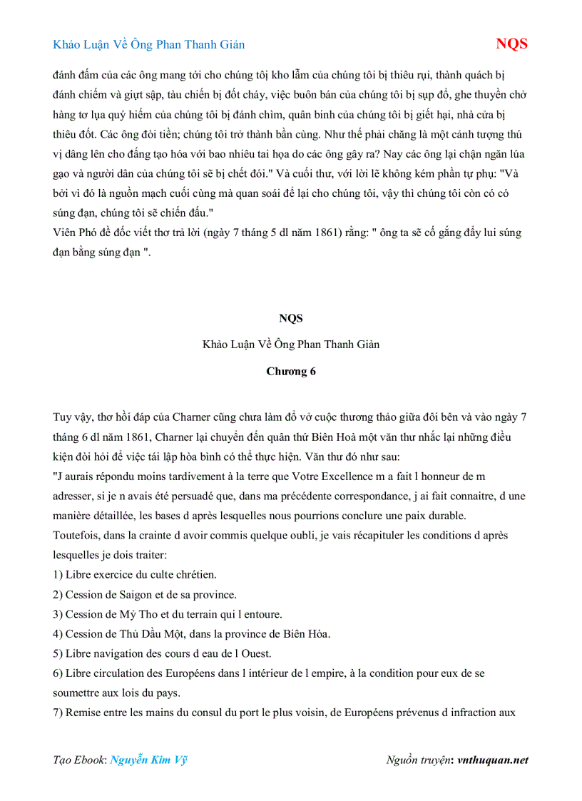 image for page Ebook Khảo Luận Về Ông Phan Thanh Giản NQS
