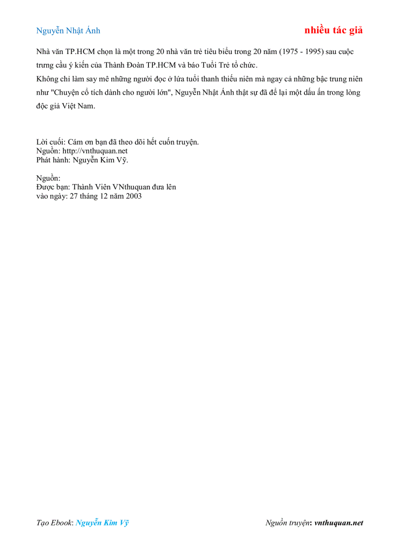 image for page Ebook Nguyễn Nhật Ánh nhiều tác giả