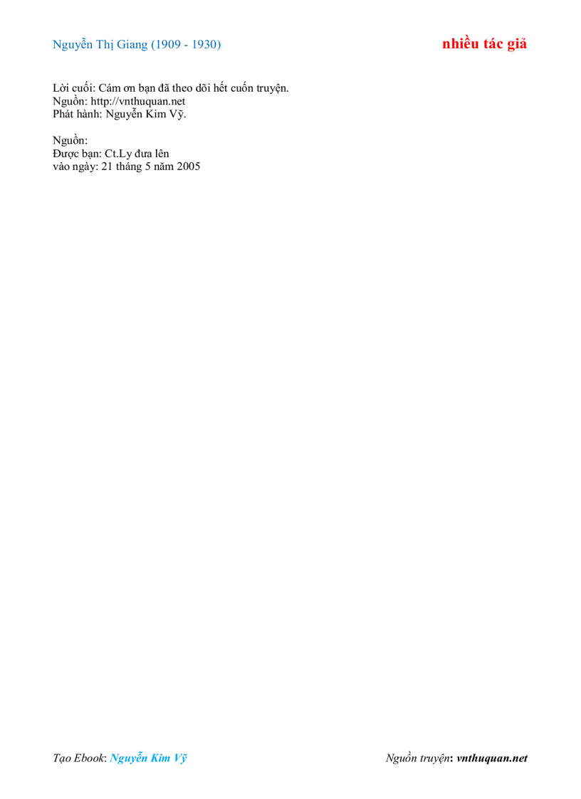 image for page Ebook Nguyễn Thị Giang 1909 1930 nhiều tác giả