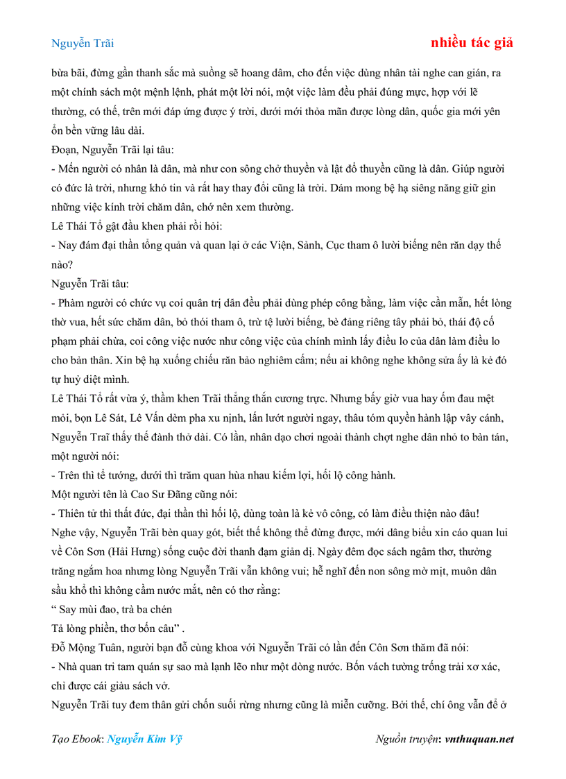 image for page Ebook Nguyễn Trãi nhiều tác giả
