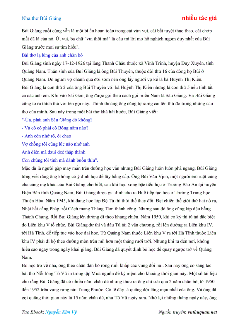 image for page Ebook Nhà thơ Bùi Giáng nhiều tác giả
