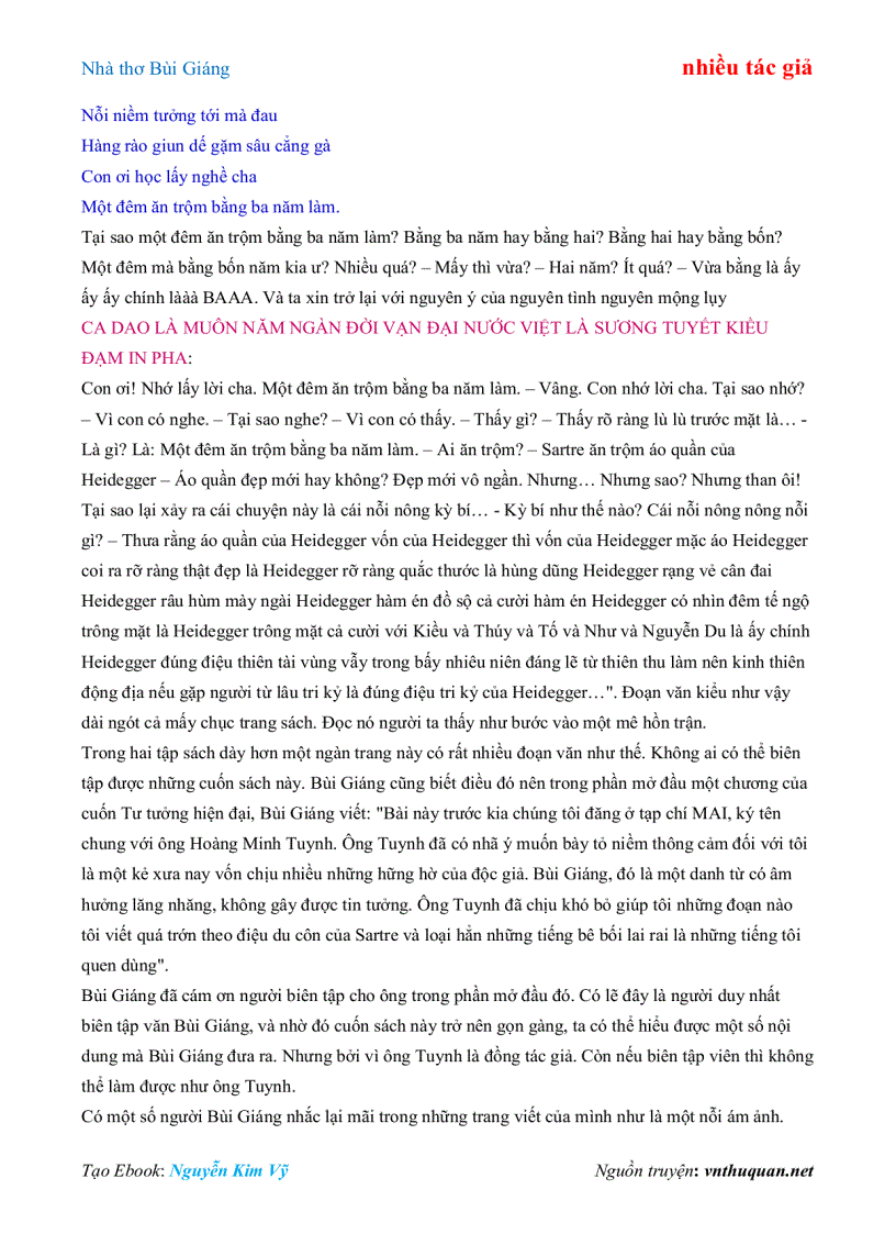 image for page Ebook Nhà thơ Bùi Giáng nhiều tác giả