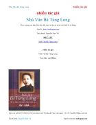 Ebook Nhà Văn Bà Tùng Long nhiều tác giả