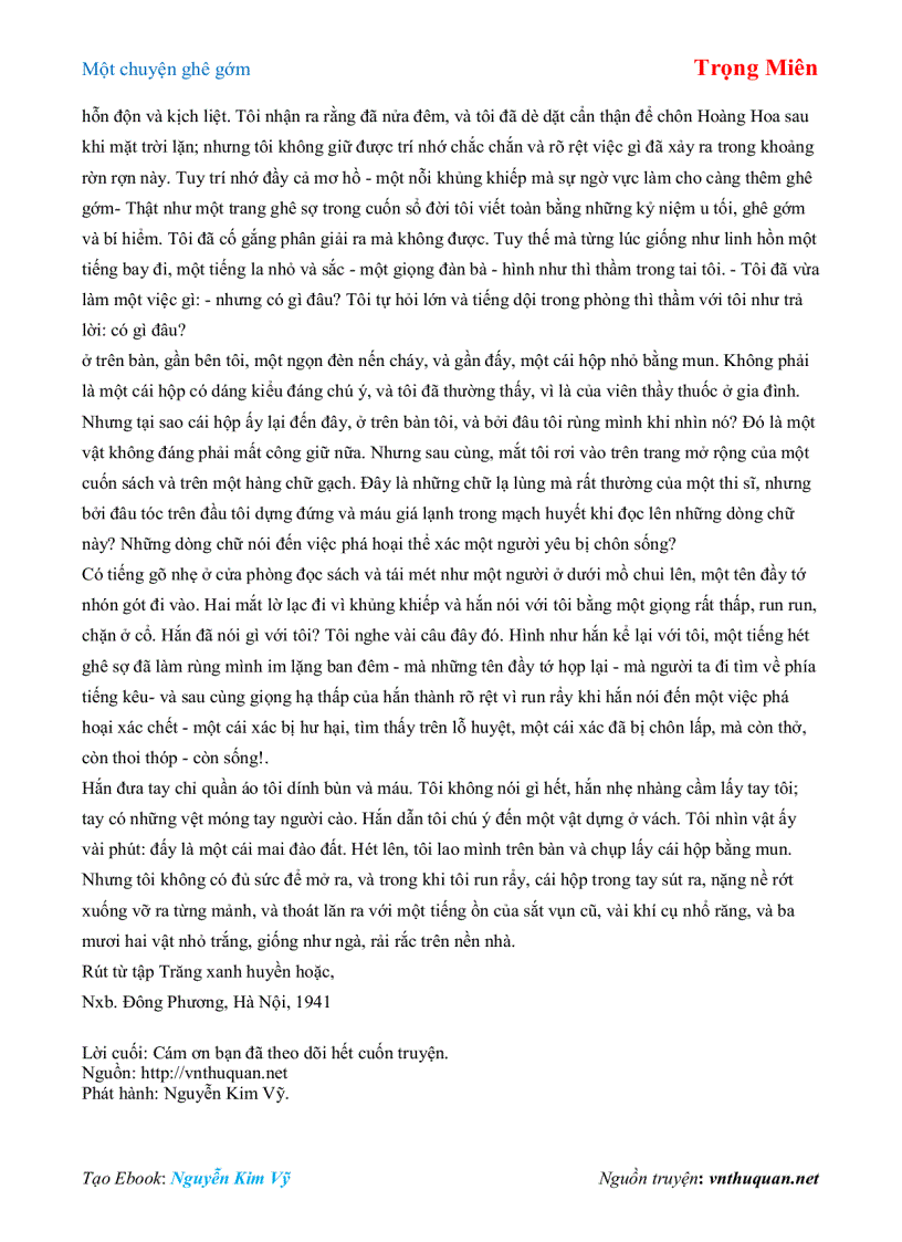 image for page Ebook Một chuyện ghê gớm Trọng Miên