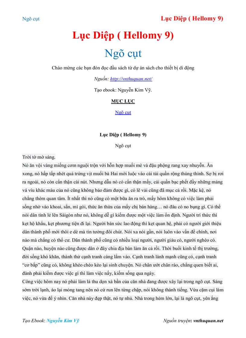 image for page Ebook Ngõ cụt Lục Diệp Hellomy 9