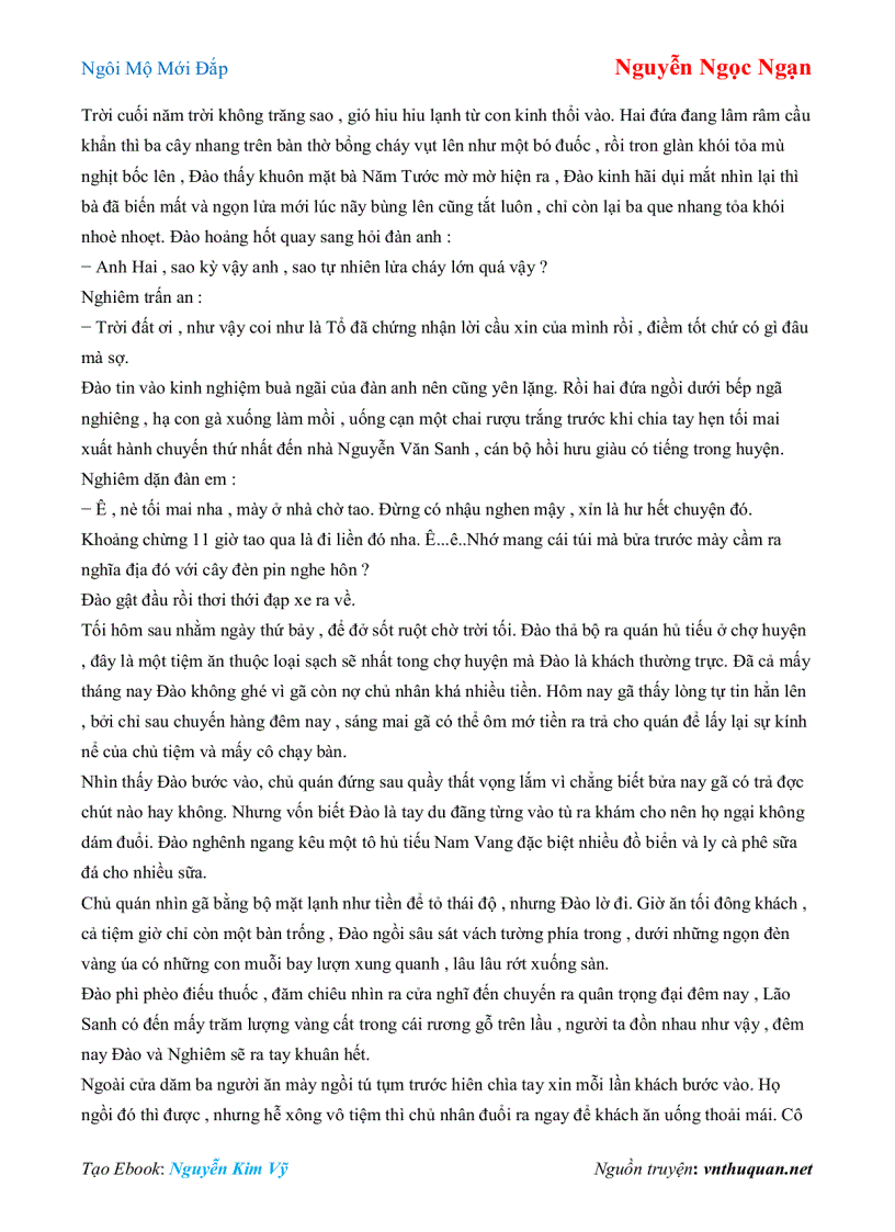 image for page Ebook Ngôi Mộ Mới Đắp Nguyễn Ngọc Ngạn