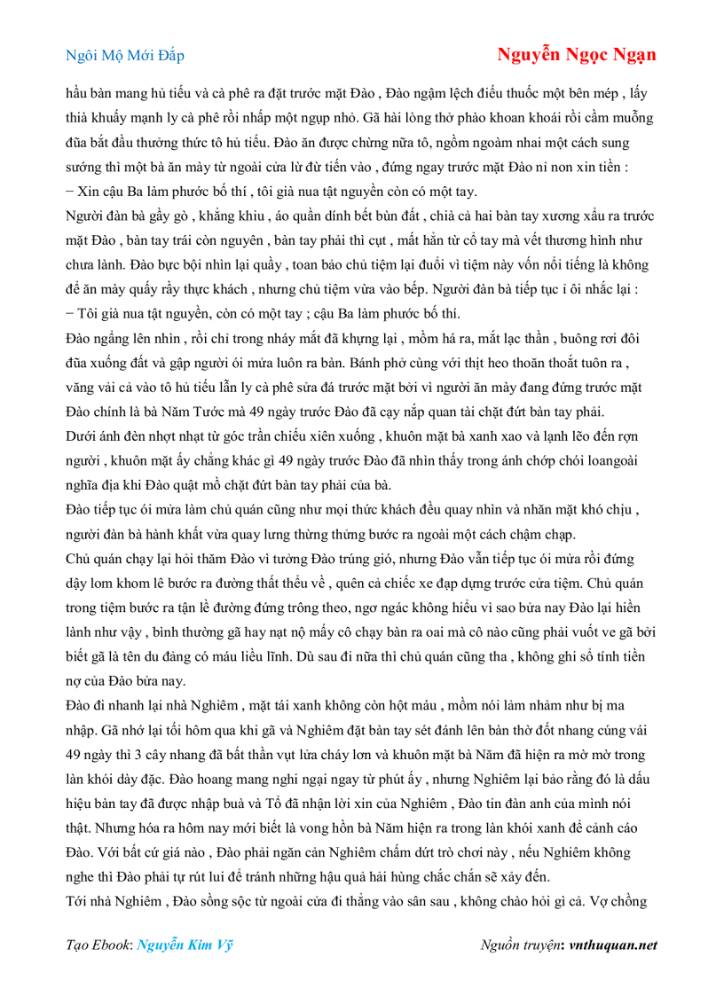 image for page Ebook Ngôi Mộ Mới Đắp Nguyễn Ngọc Ngạn
