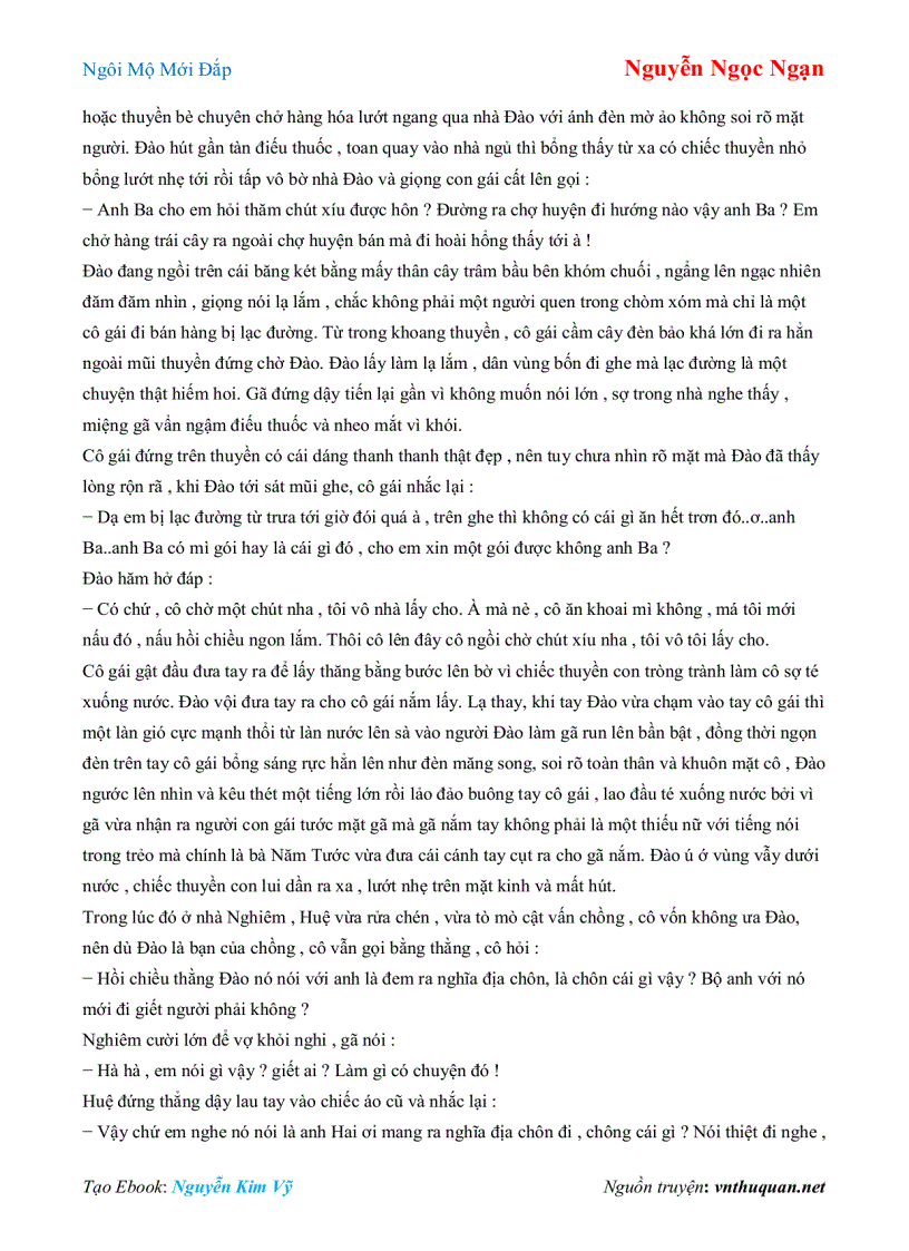 image for page Ebook Ngôi Mộ Mới Đắp Nguyễn Ngọc Ngạn