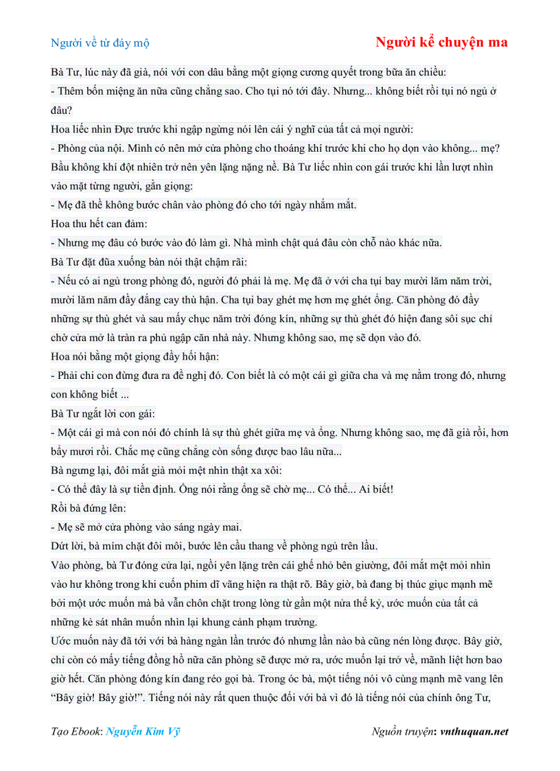 image for page Ebook Người về từ đáy mộ Người kể chuyện ma