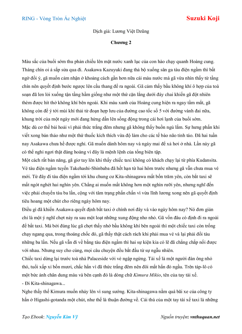 image for page Ebook RING Vòng Tròn Ác Nghiệt Suzuki Koji