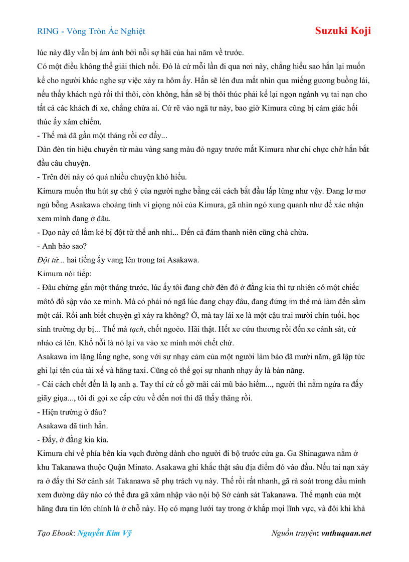image for page Ebook RING Vòng Tròn Ác Nghiệt Suzuki Koji