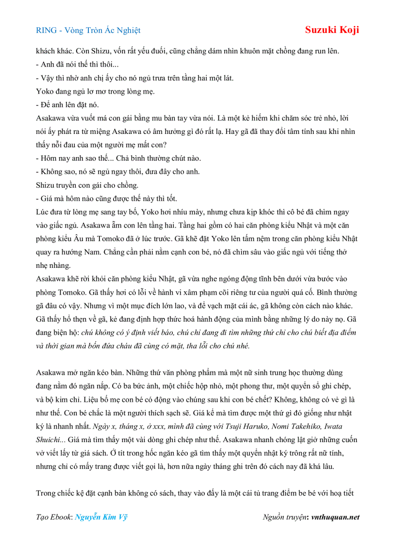 image for page Ebook RING Vòng Tròn Ác Nghiệt Suzuki Koji
