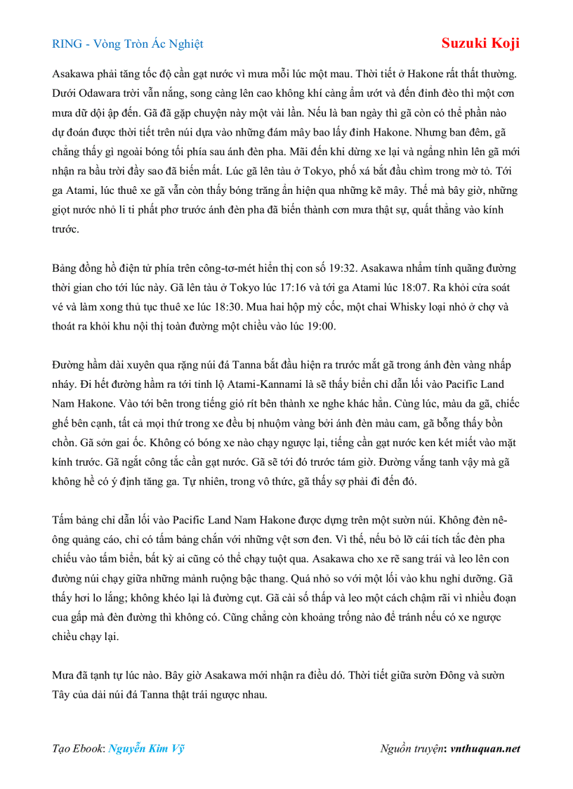 image for page Ebook RING Vòng Tròn Ác Nghiệt Suzuki Koji