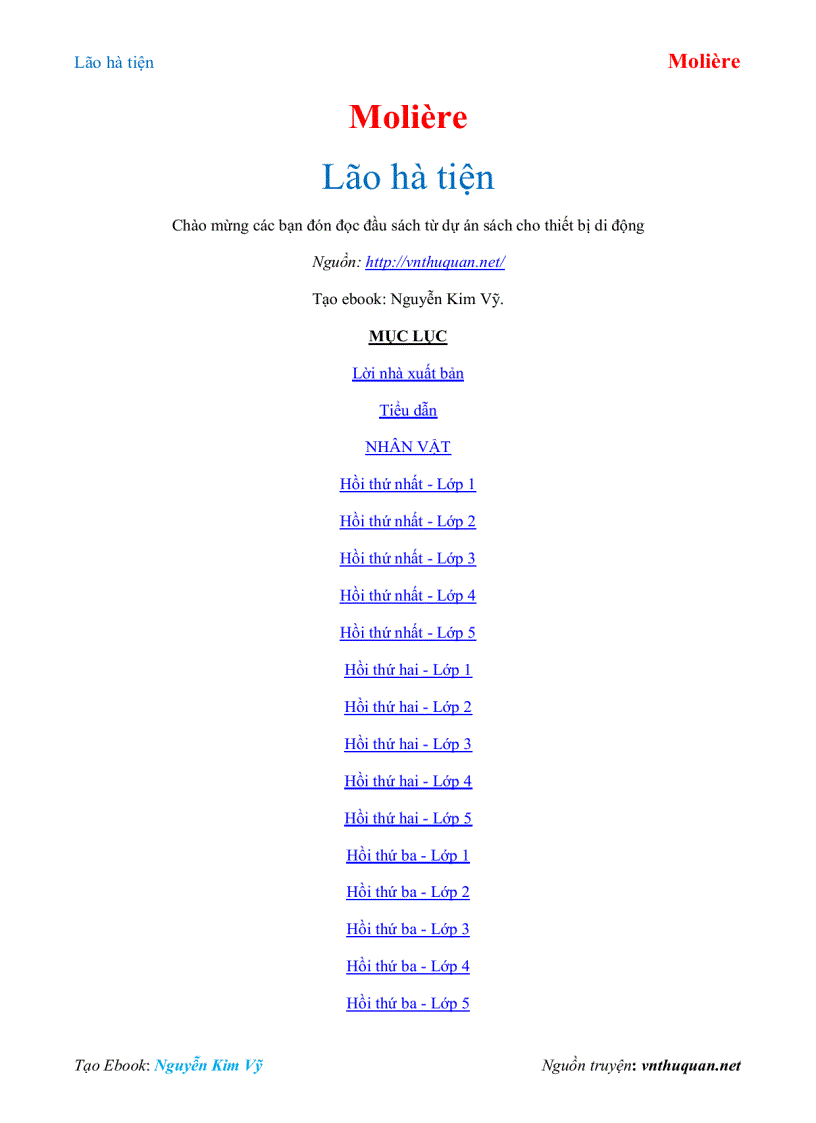 image for page Ebook Lão hà tiện Molière