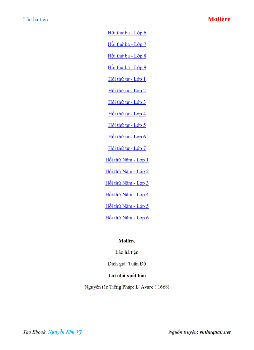image for page Ebook Lão hà tiện Molière