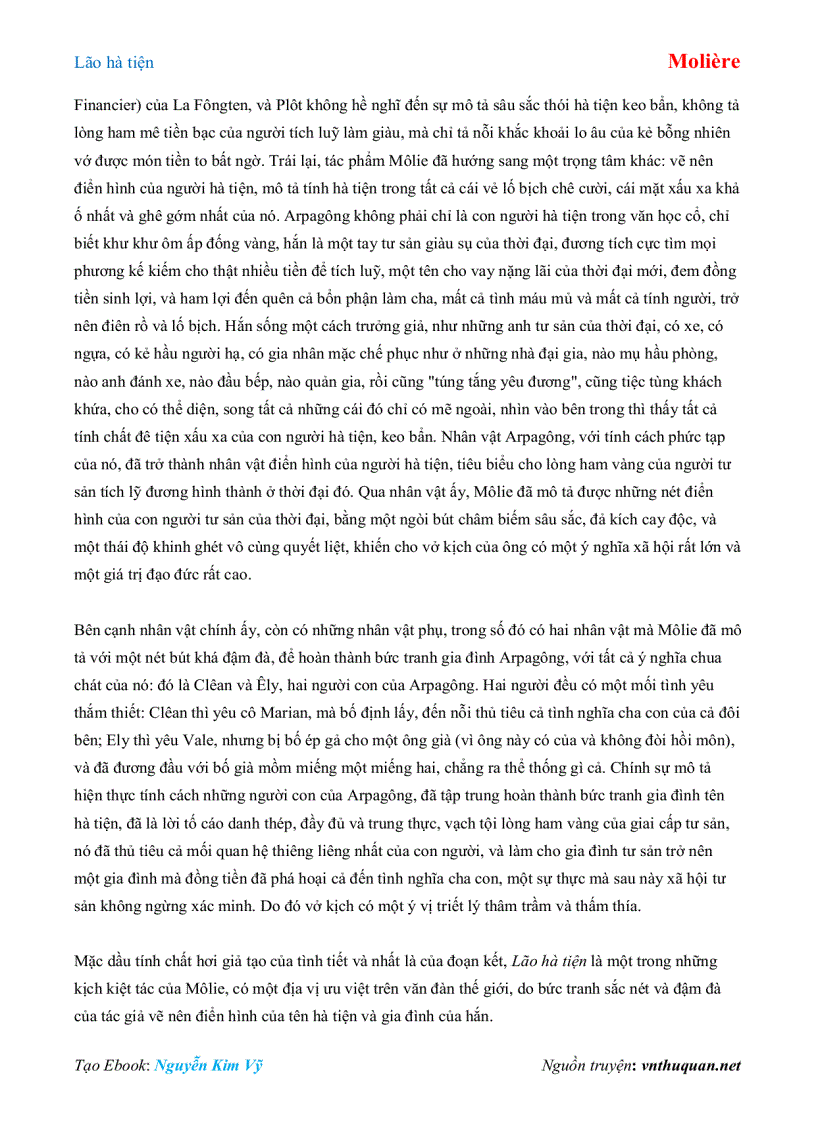 image for page Ebook Lão hà tiện Molière