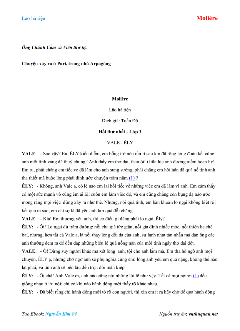 image for page Ebook Lão hà tiện Molière