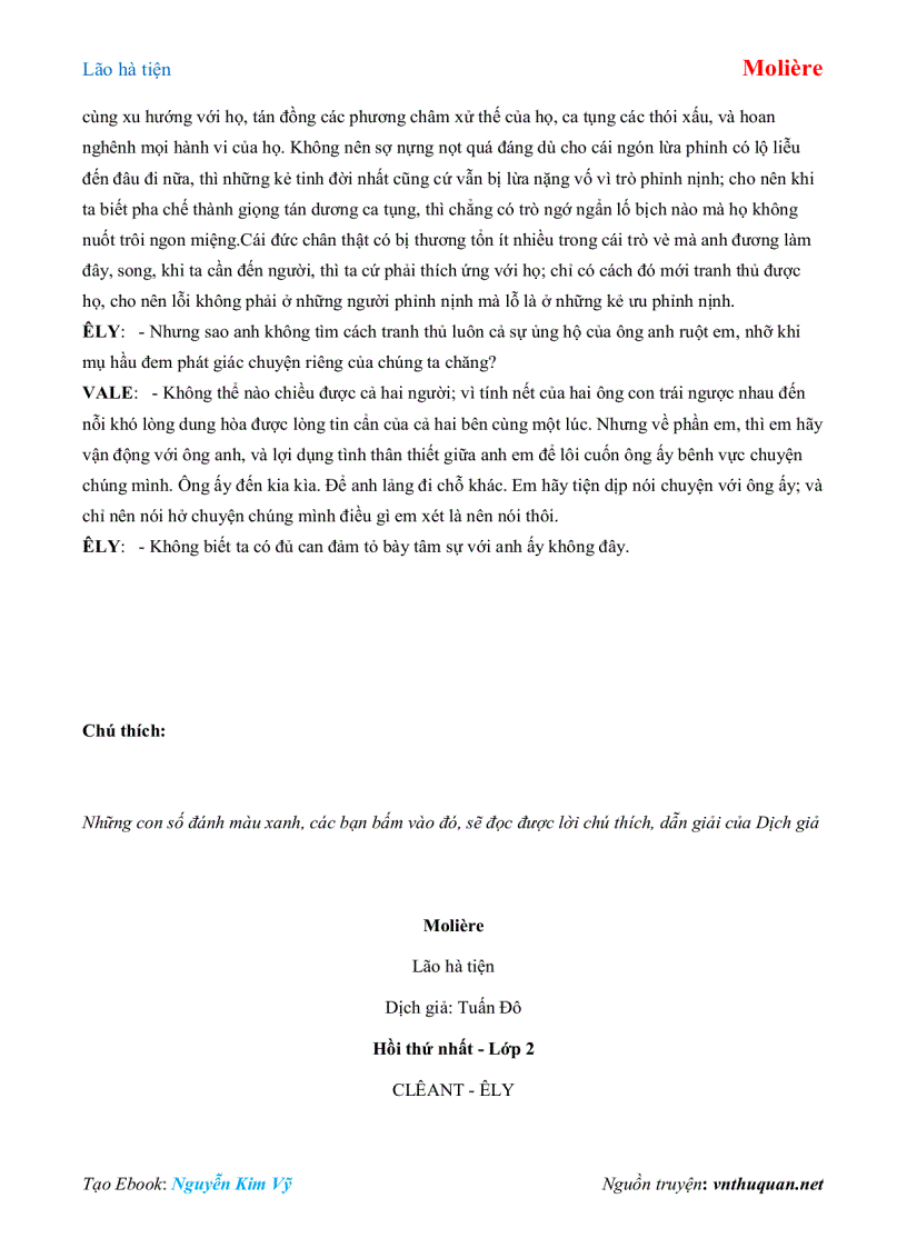 image for page Ebook Lão hà tiện Molière