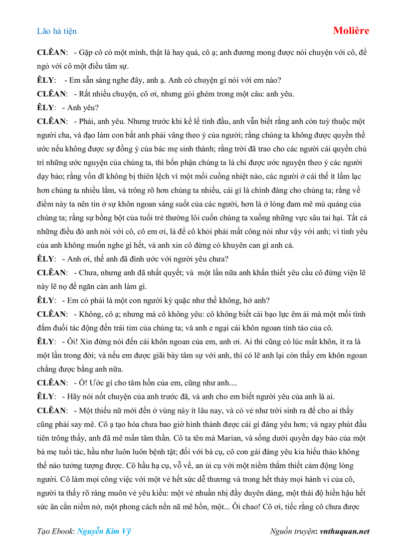 image for page Ebook Lão hà tiện Molière