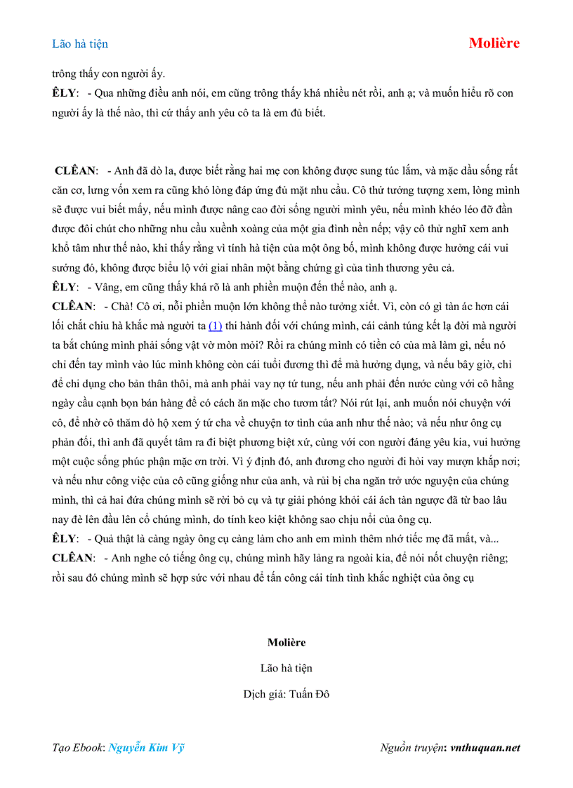 image for page Ebook Lão hà tiện Molière