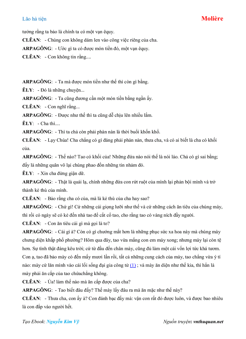 image for page Ebook Lão hà tiện Molière