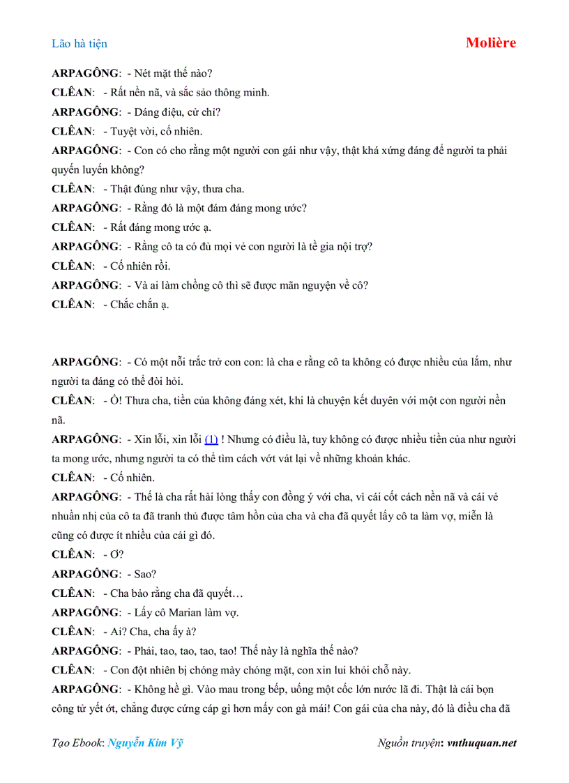 image for page Ebook Lão hà tiện Molière