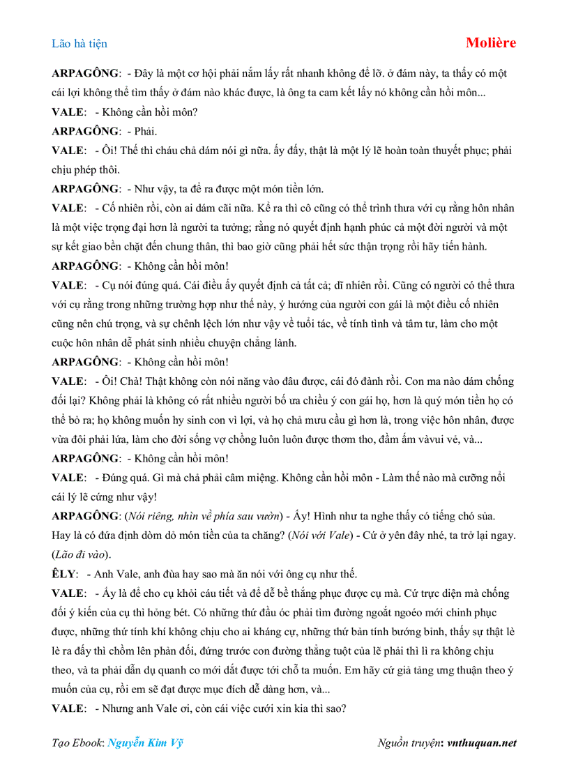 image for page Ebook Lão hà tiện Molière