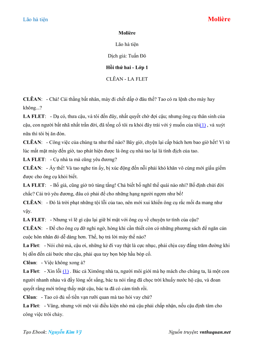 image for page Ebook Lão hà tiện Molière