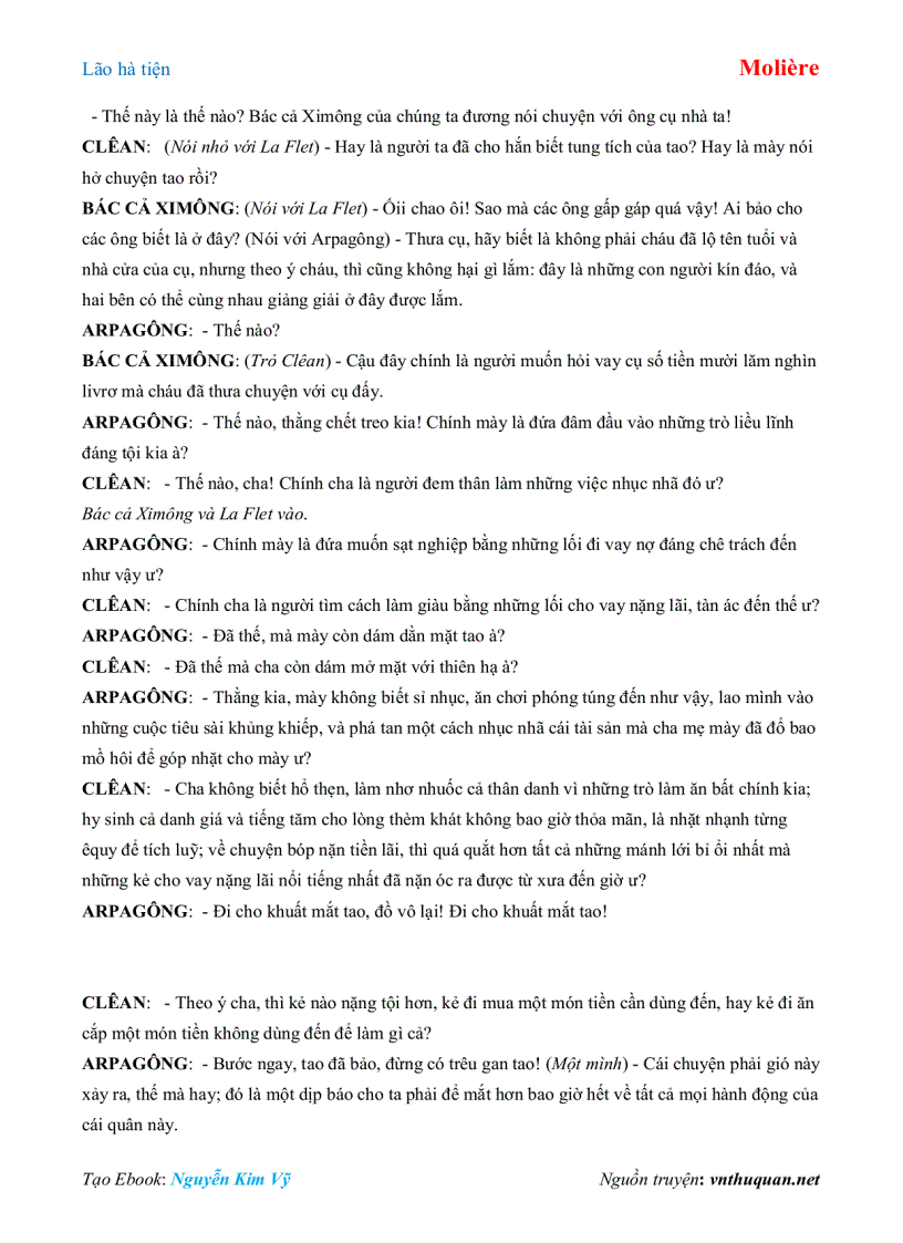 image for page Ebook Lão hà tiện Molière