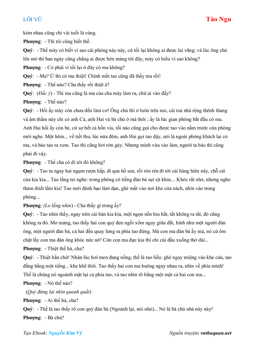 image for page Ebook LÔI VŨ Tào Ngu