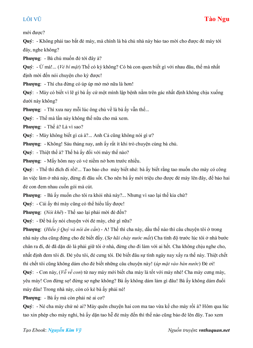 image for page Ebook LÔI VŨ Tào Ngu