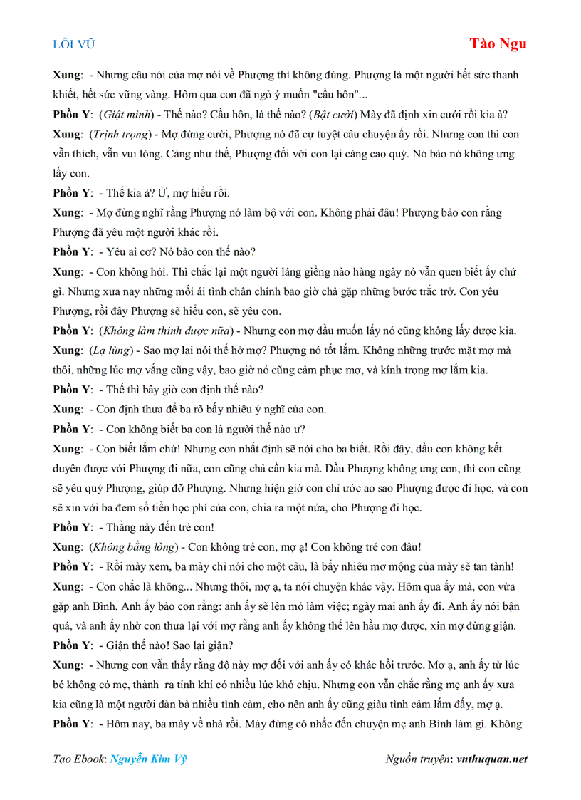 image for page Ebook LÔI VŨ Tào Ngu