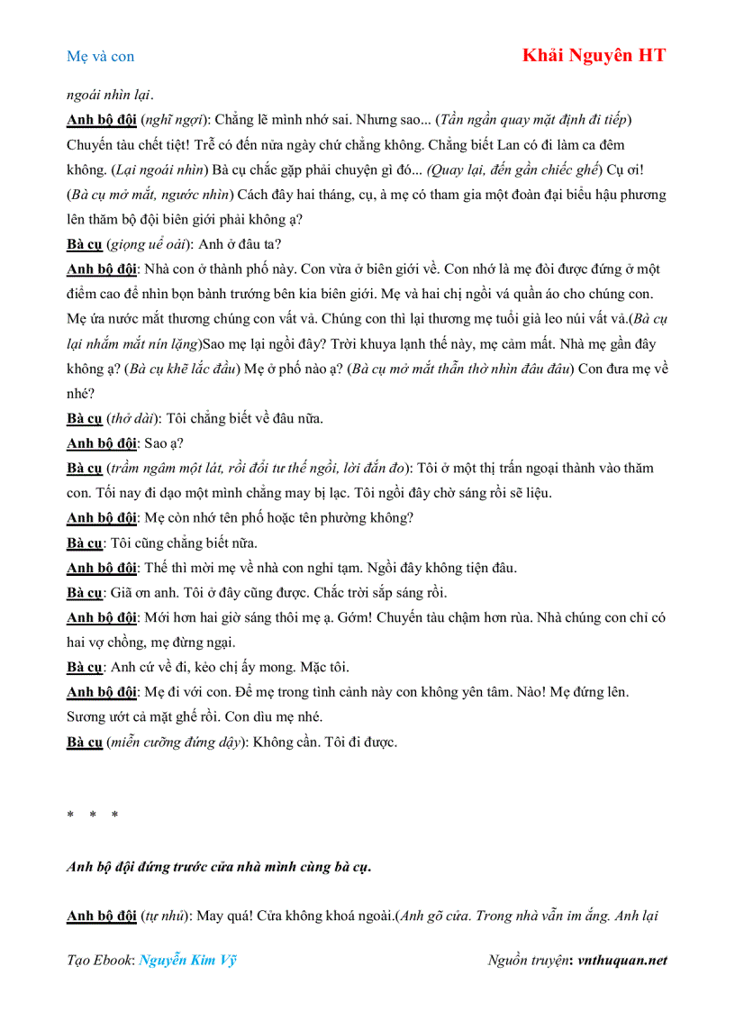 image for page Ebook Mẹ và con Khải Nguyên HT