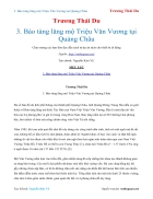 Ebook Bảo tàng lăng mộ Triệu Văn Vương tại Quảng Châu Trương Thái Du