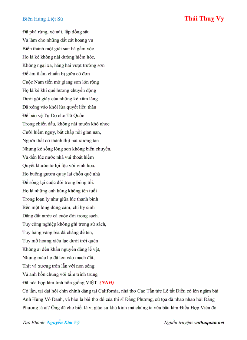 image for page Ebook Biên Hùng Liệt Sử Thái Thuỵ Vy