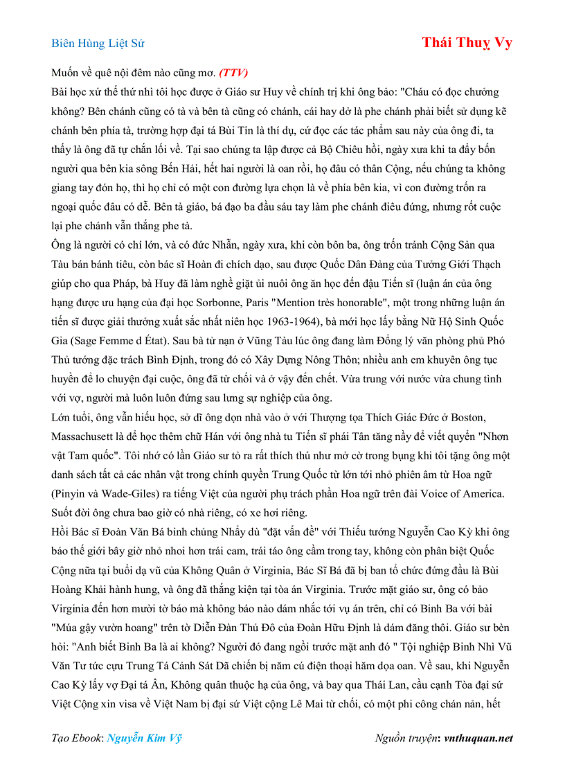 image for page Ebook Biên Hùng Liệt Sử Thái Thuỵ Vy