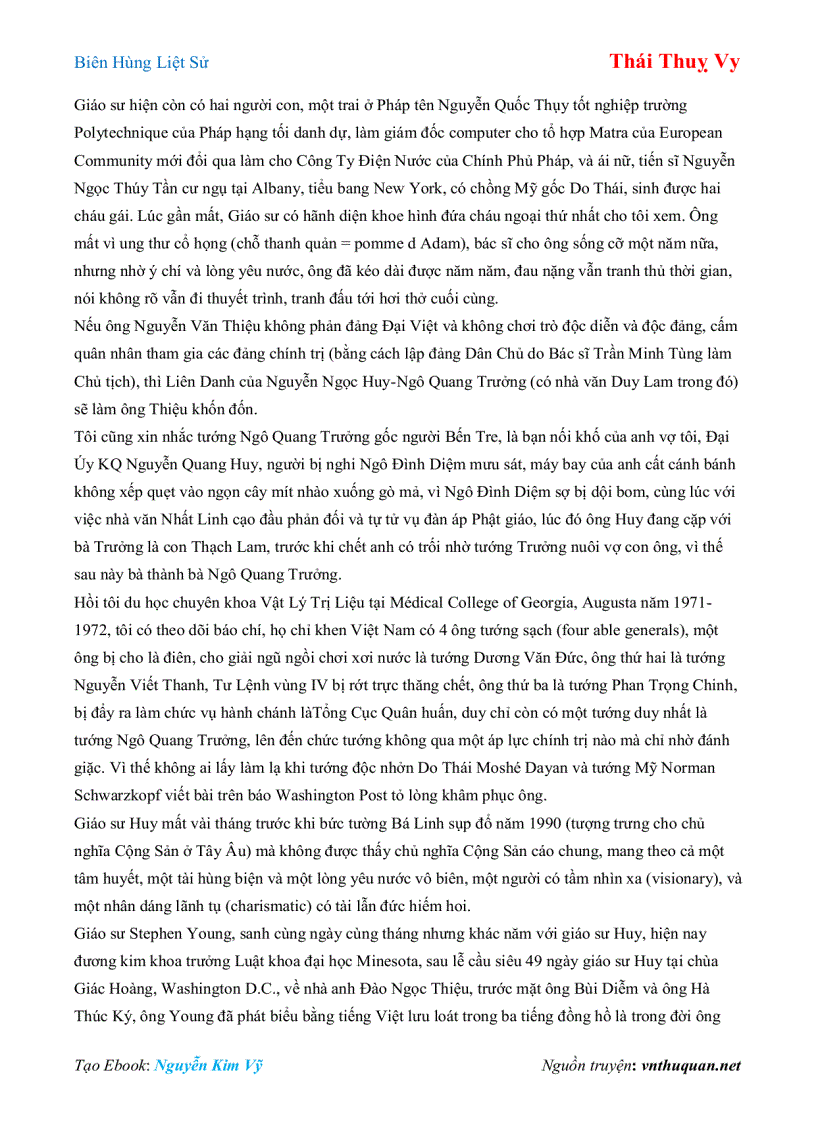 image for page Ebook Biên Hùng Liệt Sử Thái Thuỵ Vy