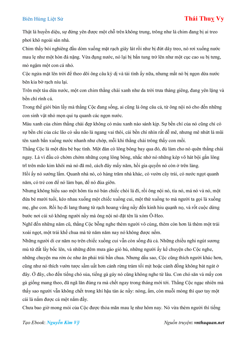 image for page Ebook Biên Hùng Liệt Sử Thái Thuỵ Vy