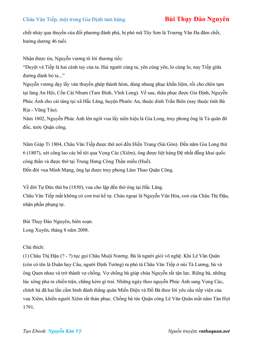 image for page Ebook Châu Văn Tiếp một trong Gia Định tam hùng Bùi Thụy Đào Nguyên
