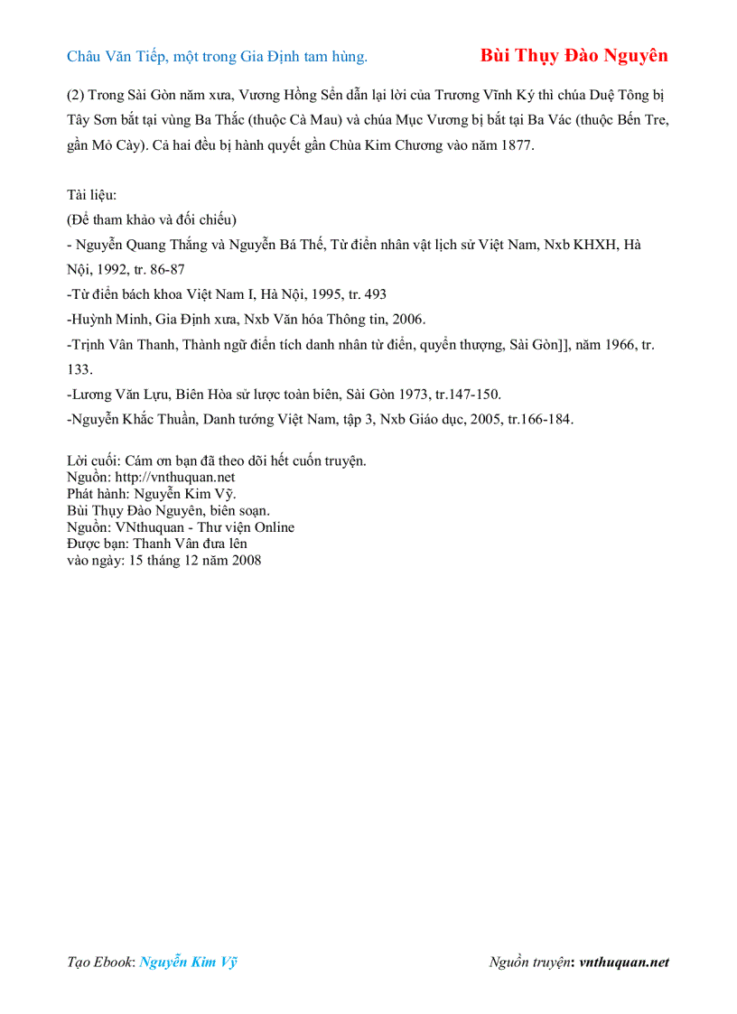 image for page Ebook Châu Văn Tiếp một trong Gia Định tam hùng Bùi Thụy Đào Nguyên