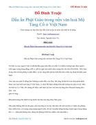 Ebook Dấu ấn Phật Giáo trong nền văn hoá Mộ Táng Cổ ở Việt Nam Đỗ Đình Truật