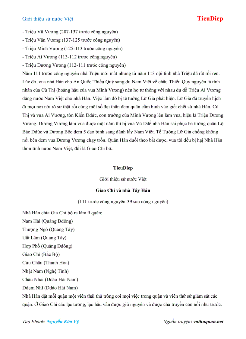 image for page Ebook Giới thiệu sử nước Việt TieuDiep