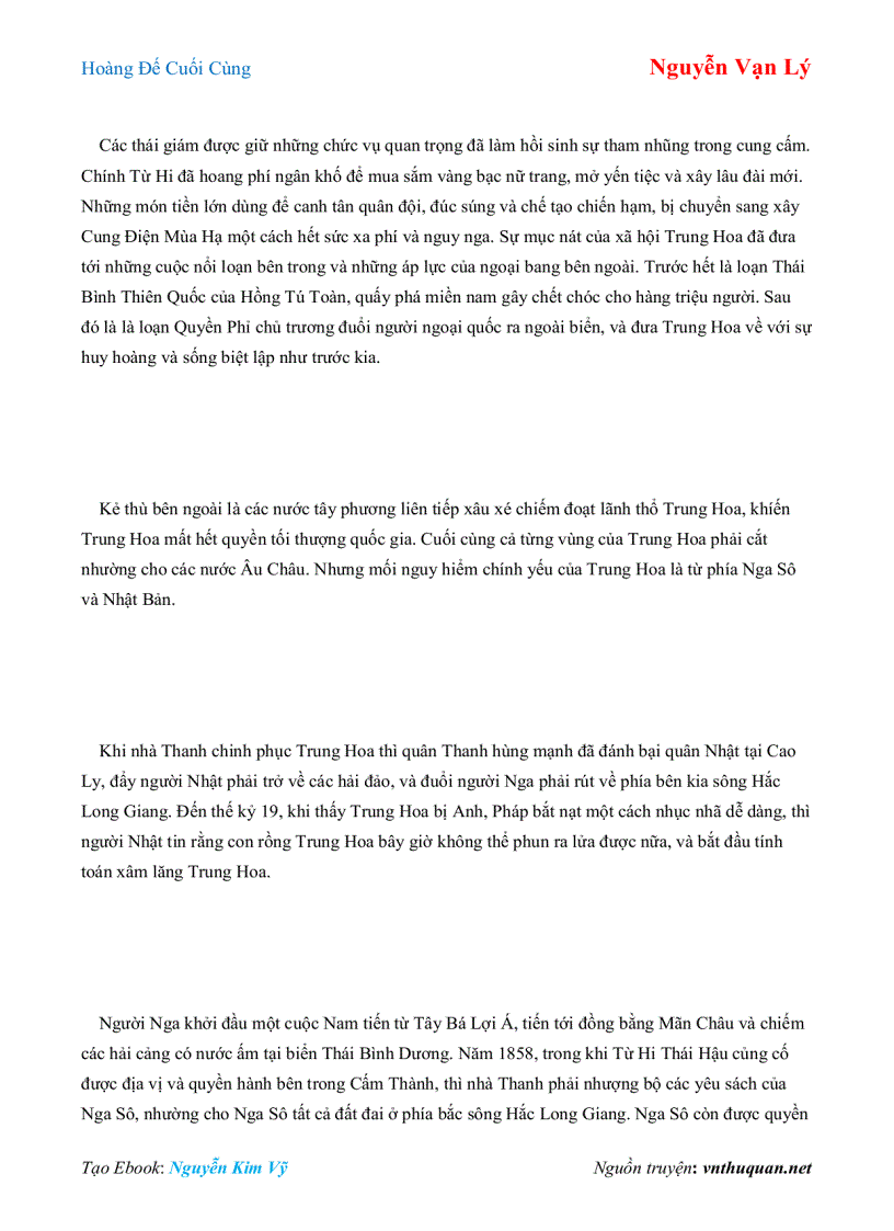 image for page Ebook Hoàng Đế Cuối Cùng Nguyễn Vạn Lý