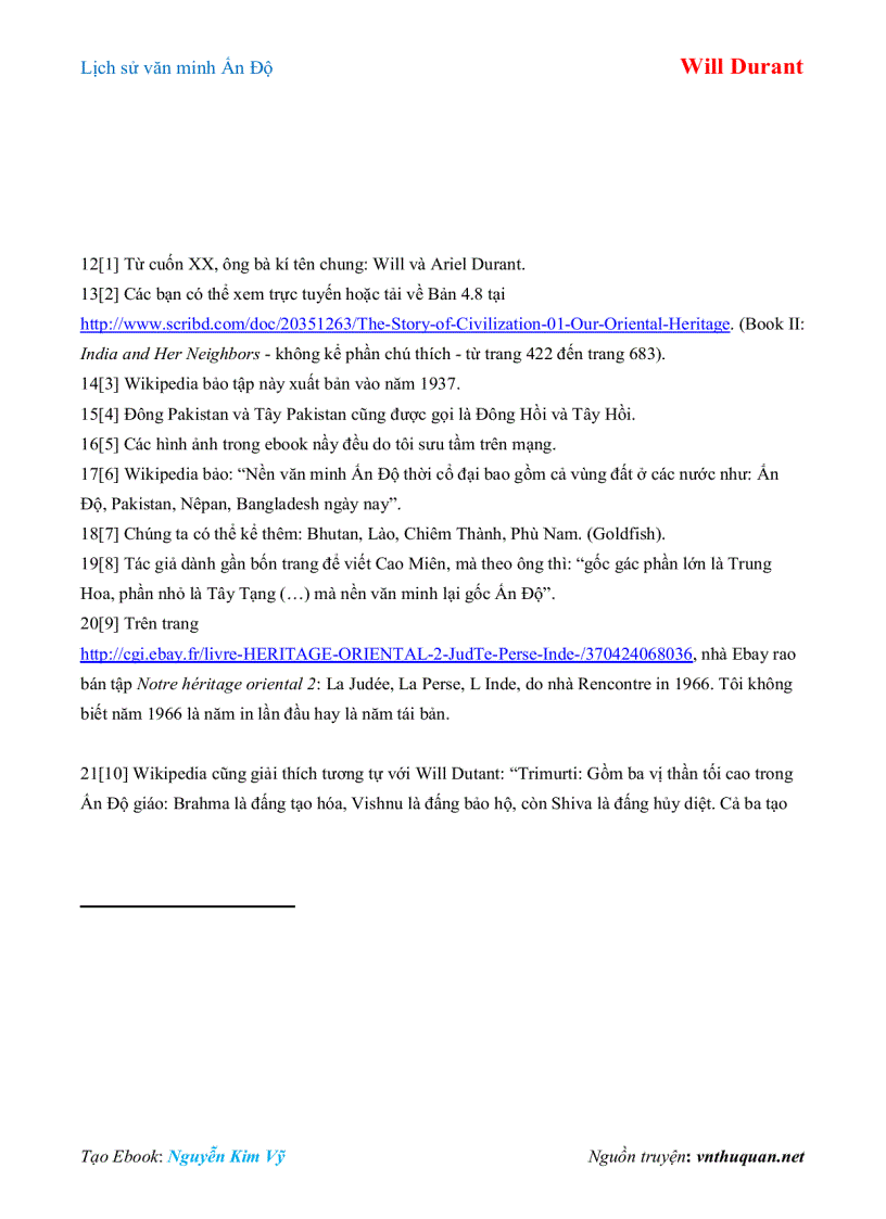 image for page Ebook Lịch sử văn minh Ấn Độ Will Durant